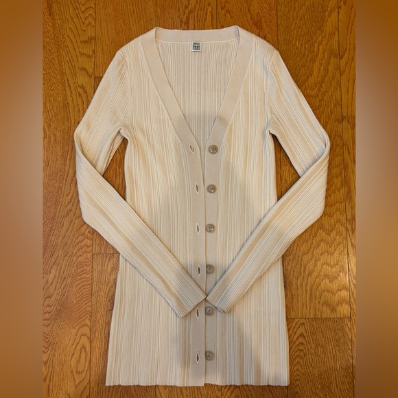 TOTEME Ribbed Cardigan - Picture 6 of 7